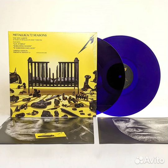 Metallica - 72 seasons 2LP (новый, чёрн/фиолет)