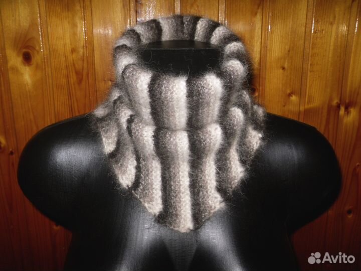 Бактус-снуд женский из собачьей шерсти