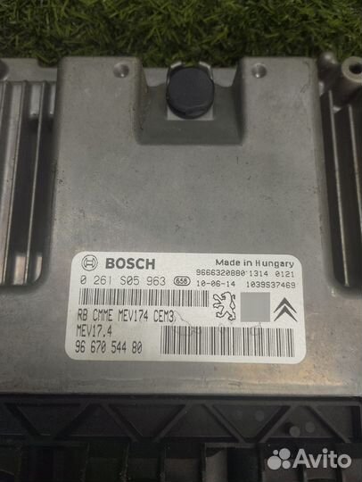 Блок управления двигателем Citroen C3 2 2010