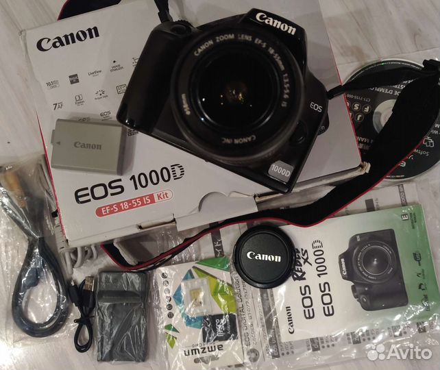 Canon EOS 1000D Цифровой, зеркальный ф-т