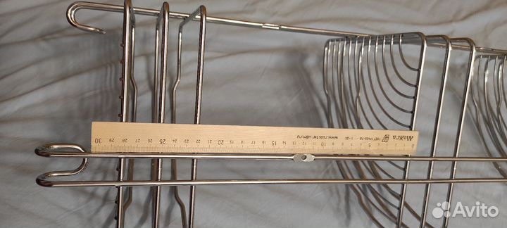 Полка угловая металлическая в ванную