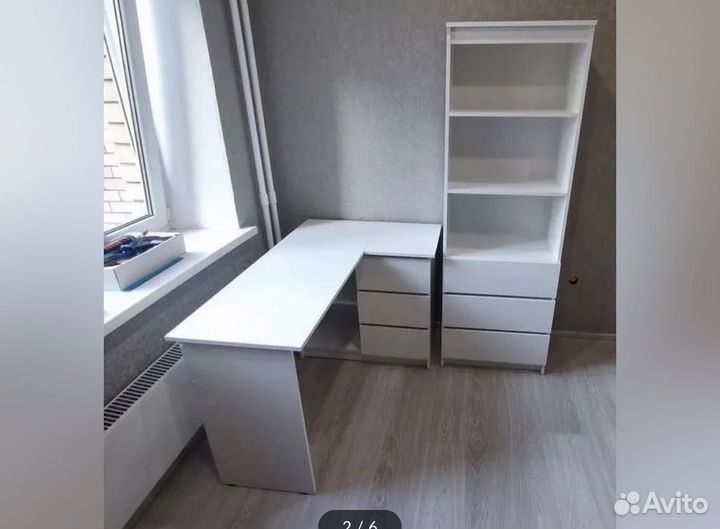 Угловой письменный стол Графит