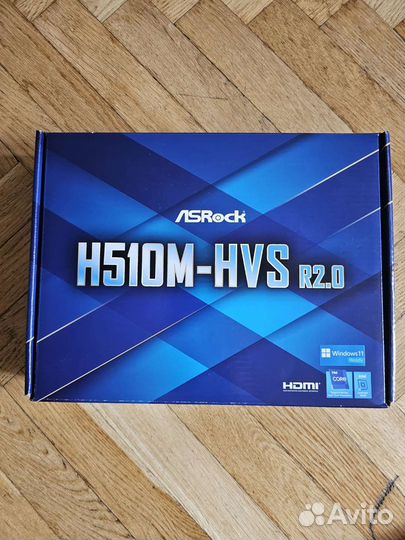 Материнская плата asrock h510m-hvs
