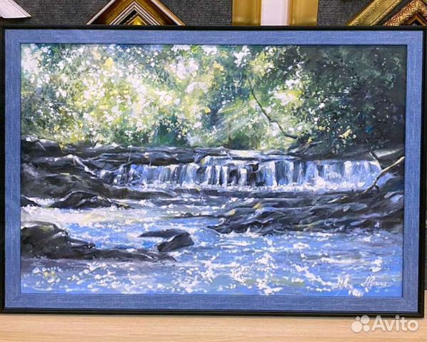 Картина маслом пейзаж в спальню