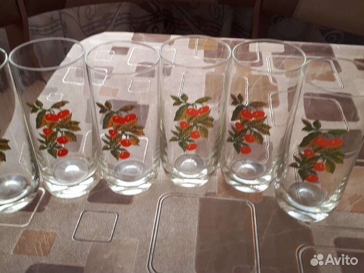 Стаканы и фужеры стекло новые