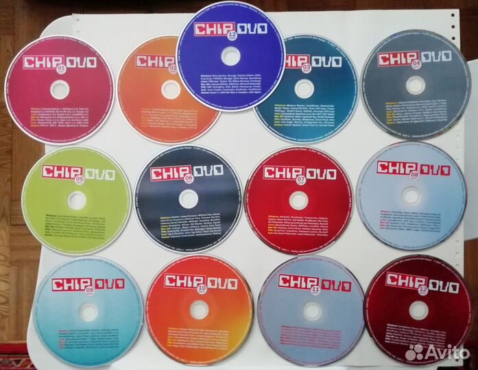 Диски от компьютерных журналов chip