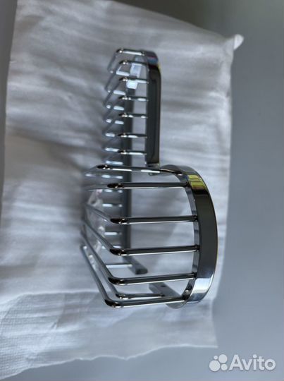 Угловая полка для ванной-кухни (Хром)