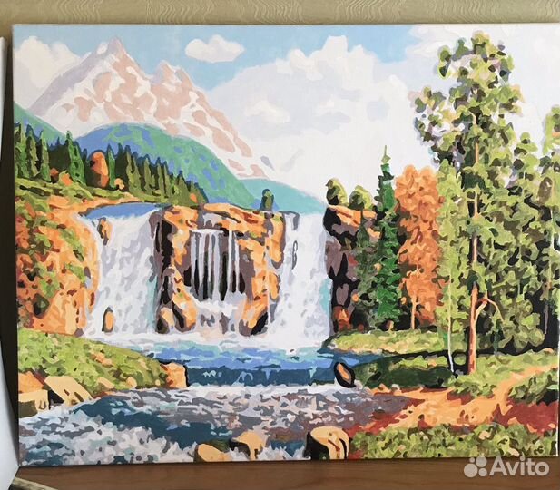 Картина по номерам готовая