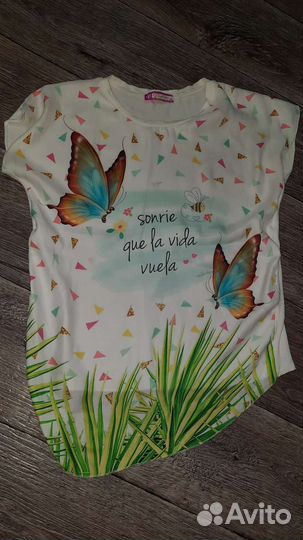Футболка для девочки 140