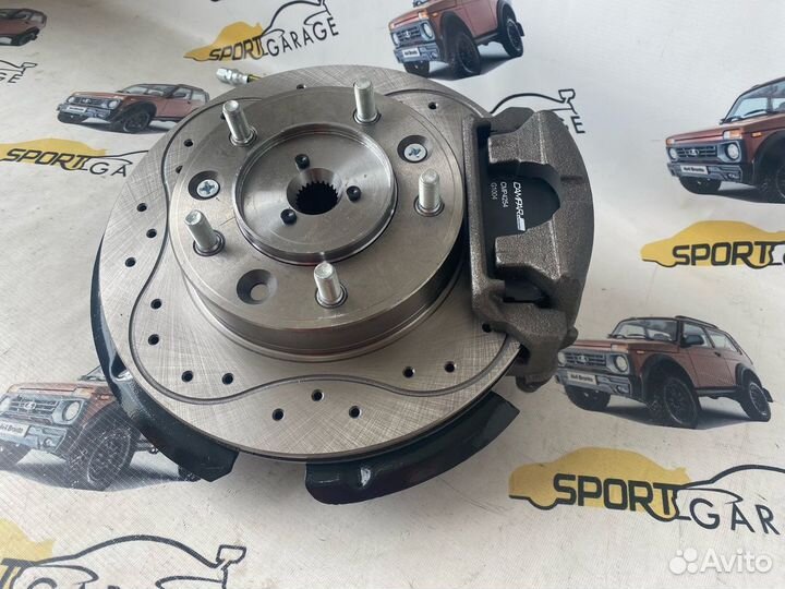 Усиленные ступицы с тормозами Соболь Sport на Ниву