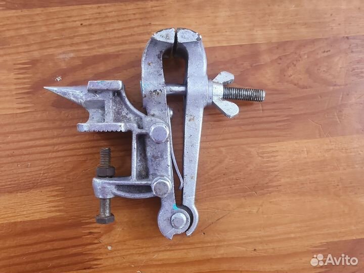 Мини тиски с наковальней конусом ювелирные