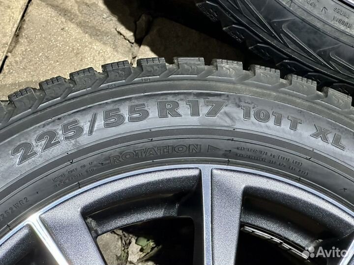 Nokian nordman 5 225/55 R17 5*114,3 цо67,1