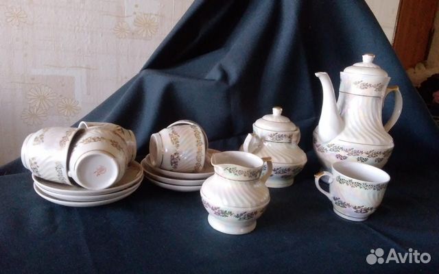 Чайный сервиз СССР на 6 персон