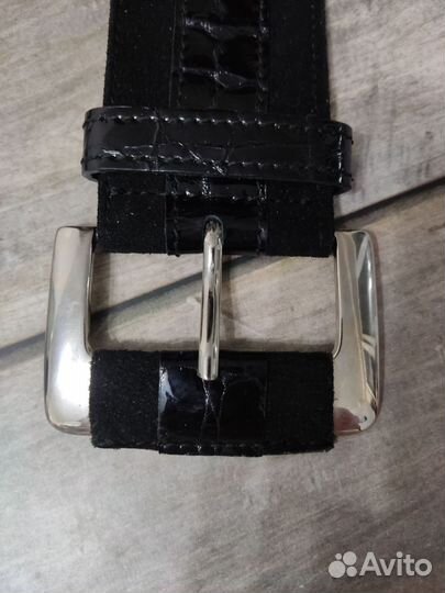 Ремень женский широкий из натуральной кожи Италия