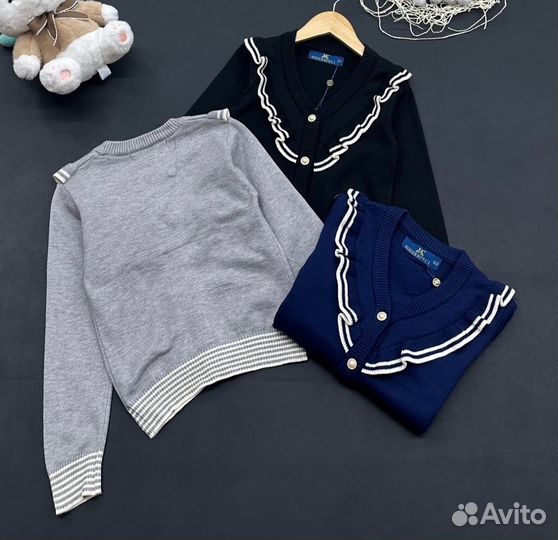 Кофта кардиган для девочки, 122-152