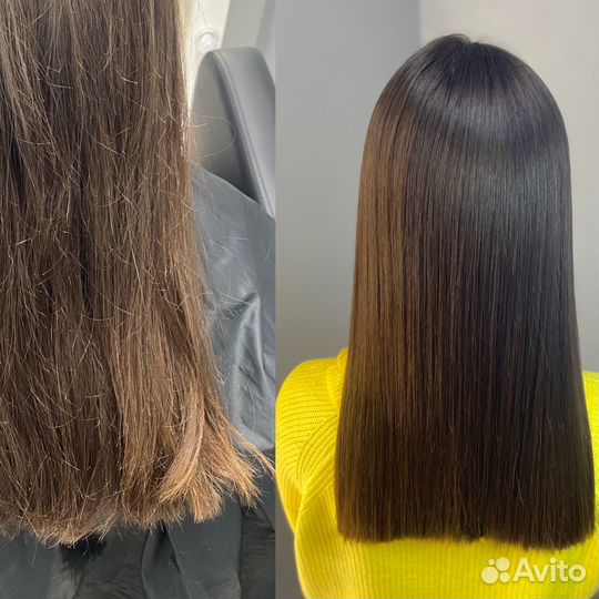 Кератиновое выпрямление, ботокс, уход