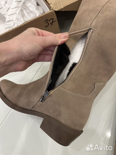 Сапоги казаки женские новые натуральные