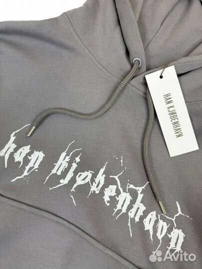 Худи Han Kjobenhavn Logo Hoodie Grey