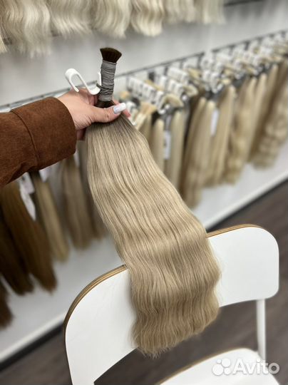 Волосы для наращивания омбре, блонд