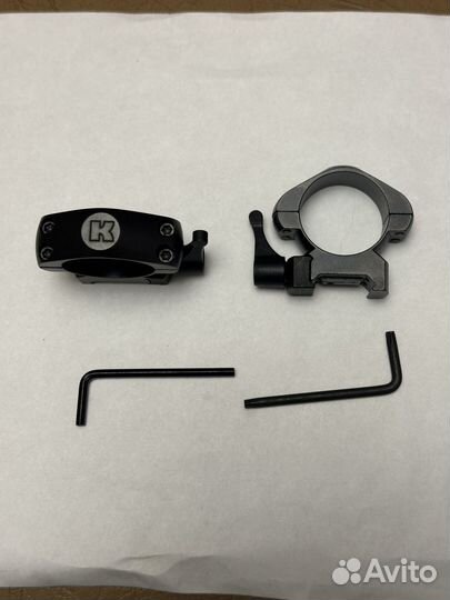 Кольца 30мм конус средние стальные