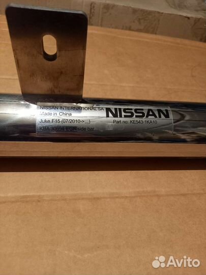 Подножка труба левая nissan juke