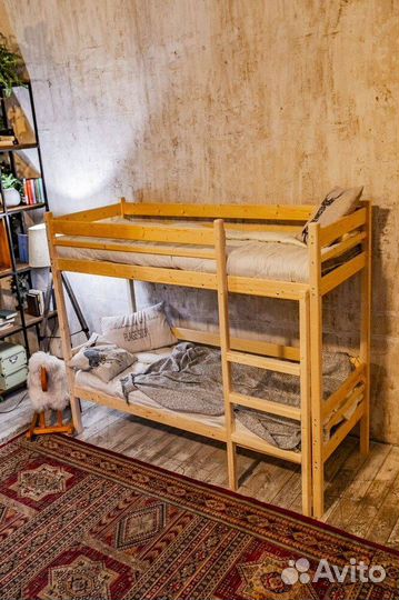 Двухъярусная детская кровать крепче IKEA