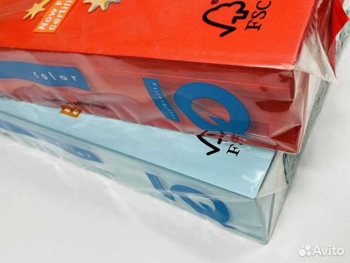 Бумага офсетная цветная 80 г/м2 А4