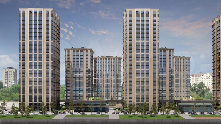 2-к. квартира, 51,2 м², 12/17 эт.