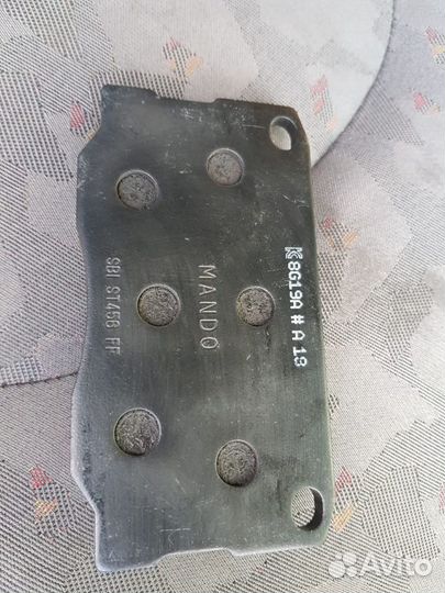 Оригинальные тормозные колодки передние на хундай