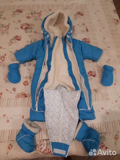 Зимний комбинезон Leo 3-9 мес