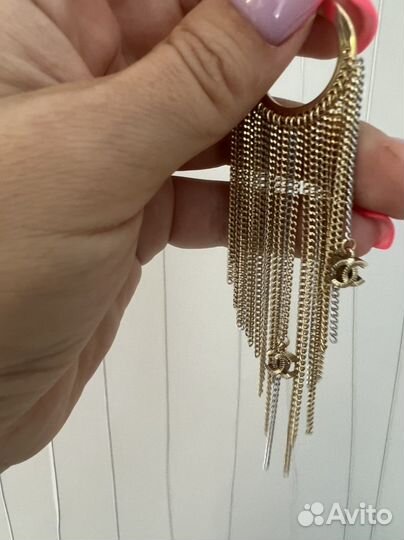 Серьги оригинал Chanel