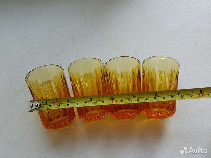 Стопки карамельное стекло коллекция