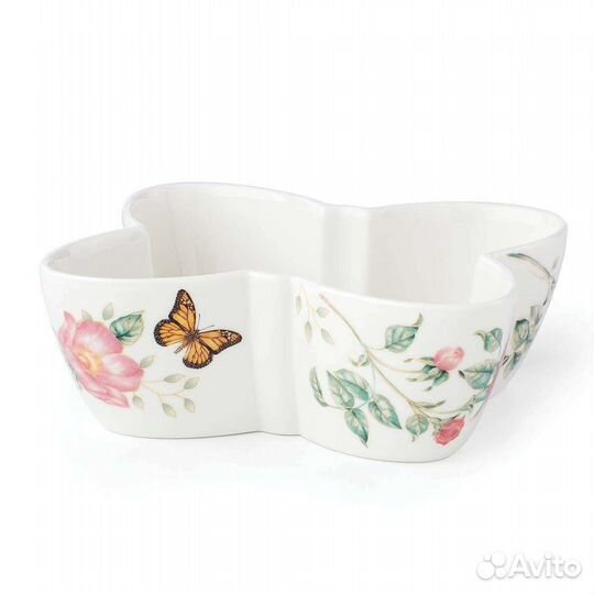 Чаша резная Lenox Butterfly Meadow Ленокс Бабочки