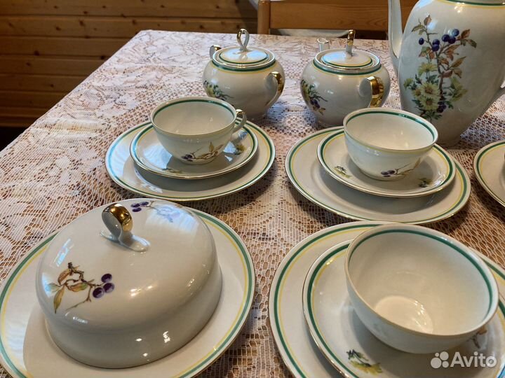 Чайный сервиз фарфор гдр