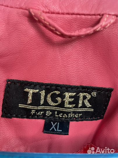 Кожаная куртка женская 44 размер