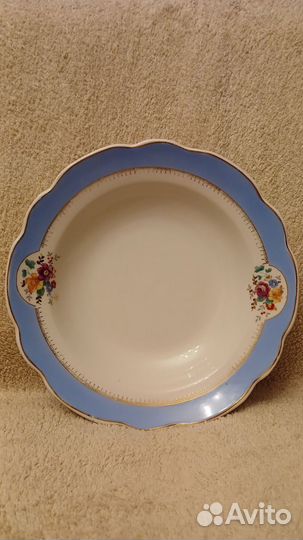 Старинная тарелка.Редкое клеймо кз-Раменское 40-е