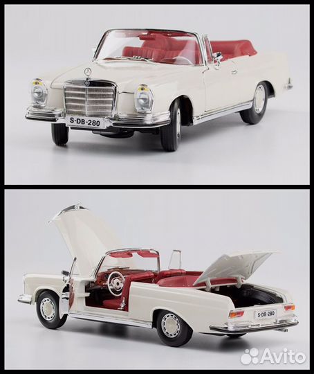 Модель 1/18 Mercedes-Benz 280SE 1967г