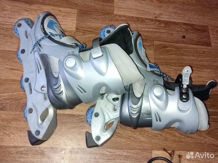 Роликовые коньки action до 39 размера