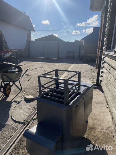 Печь для бани с баком