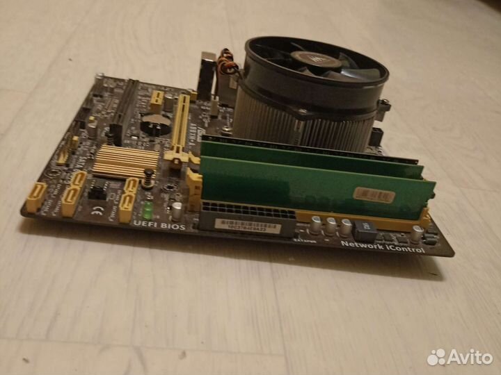 Материнская плата со всеми комплектующими для пк