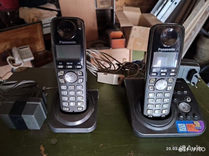 Радиотелефон Panasonic 2 трубки