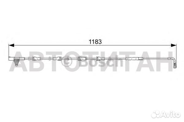 Датчик износа тормозных колодок land rover discove