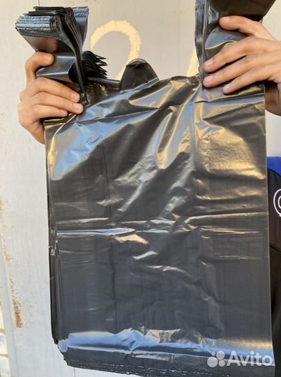 Майка черная 30:55 100шт/уп оптом