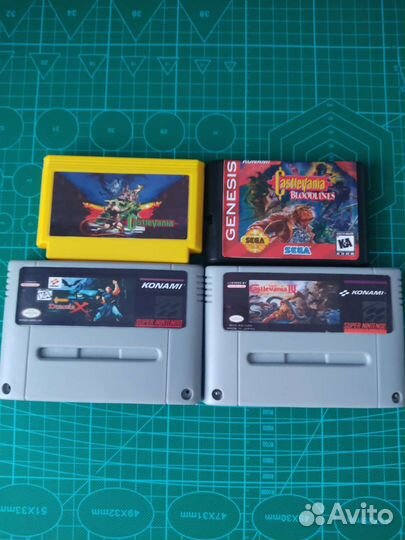 Castelvania катриджи (Сега,снес,денди)
