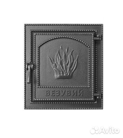 Дверка везувий каминная 211 (Антрацит)