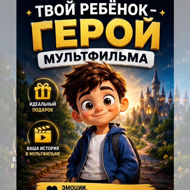 Персональный мультик с вашим ребенком