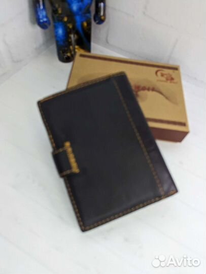Обложка для автодокументов натуральная кожа