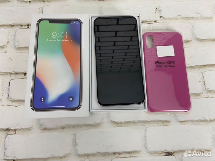 iPhone X 256 gb серый А1315