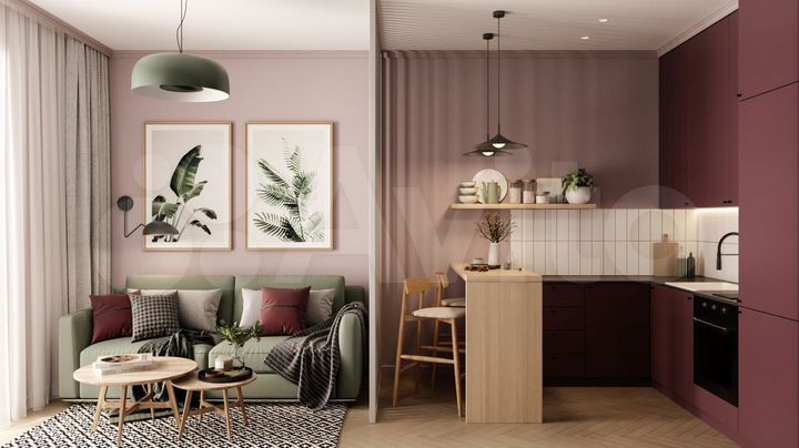 1-к. квартира, 40,1 м², 8/18 эт.