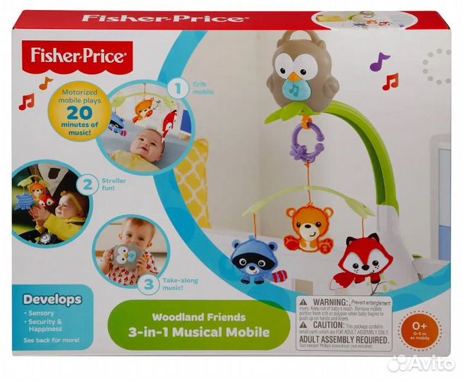 Электронный мобиль Fisher Price 